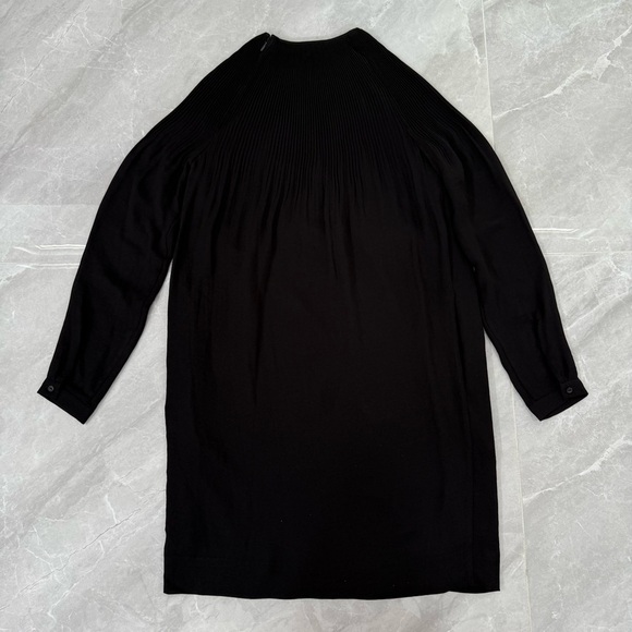 Women’s COS Pleated High Neck Long Sleeve Tunic Dress Size 2 - Picture 10 of 16